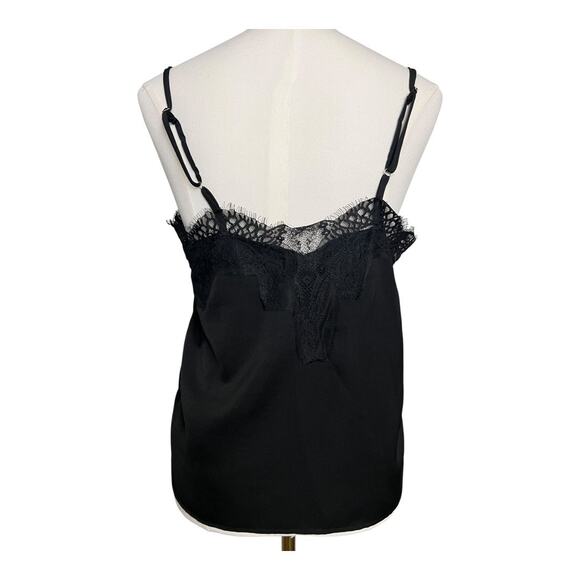 Lulus Lace Trimmed Tank Camisole Coquette Cottagecore Shirt Girly Romantic M - Picture 6 of 8
